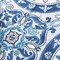 Threadmade Home Vietri Medallion Block Print Stain & Water Resistant Indoor/Outdoor Table Runner, Multicolor - 13"W x 70"L